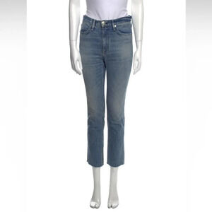 Rag and Bone straight leg mid rise jeans size 24 EUC cropped